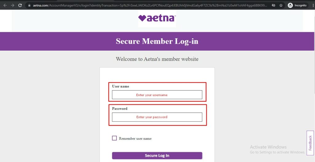 Aetna Medicare Account Login Medicare Login HQ