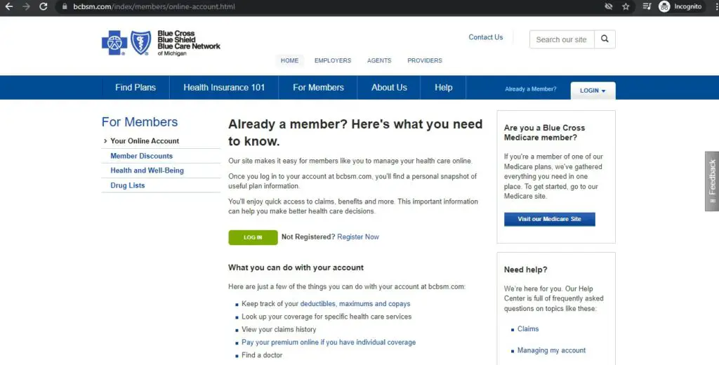 Blue Cross Blue Shield Medicare Login Medicare Login HQ